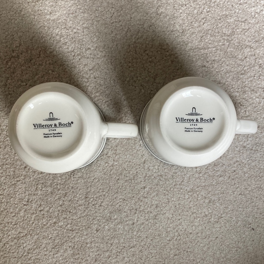 Villeroy & Boch design naif mugs - farmland and boaters - Picture 3 of 10